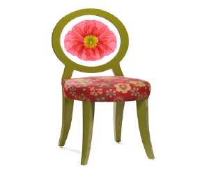 Floral Print Chair