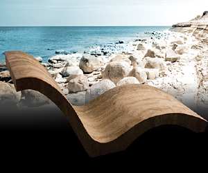 Natural Stone Chaise