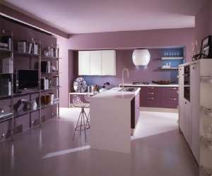 Modern Purple Kitchen Modern Purple Kitchen