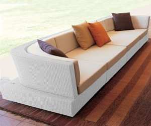 Outdoor Wicker Jerra Sofa