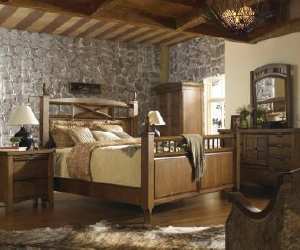 Queen Woodlands Post Bed