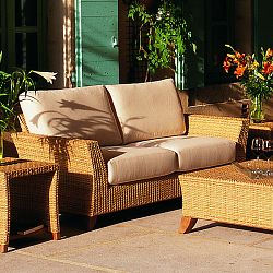 Rausch outdoor wicker loveseat