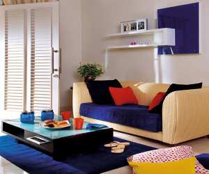 Touch of Blue Color Living Room Touch of Blue Color Living Room