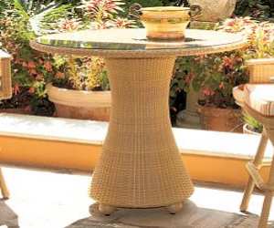 Wicker Bistro Table