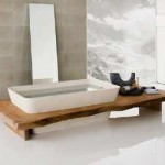 Wood Bathroom Suite