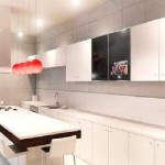 Modern Kitchen with built-in TV