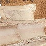 Bedroom Interior: Silk bedclothes Bedroom Interior: Silk bedclothes
