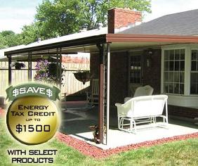 Patio awning and tax credit