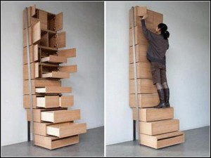 “Staircase” Shelves from Danny Kuo