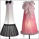 Standard Lamps In Dresses: Angelika Morlein Introduces Funky Floor Lamps Project 